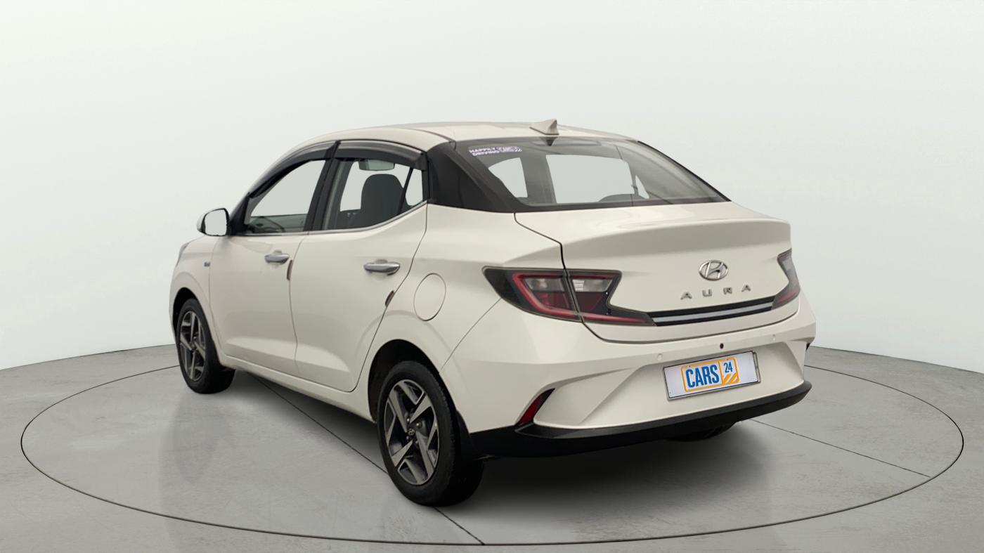 2020 Hyundai AURA SX PLUS 1.2 AMT CRDI, Diesel, Automatic, 66,459 km, Left Back Diagonal