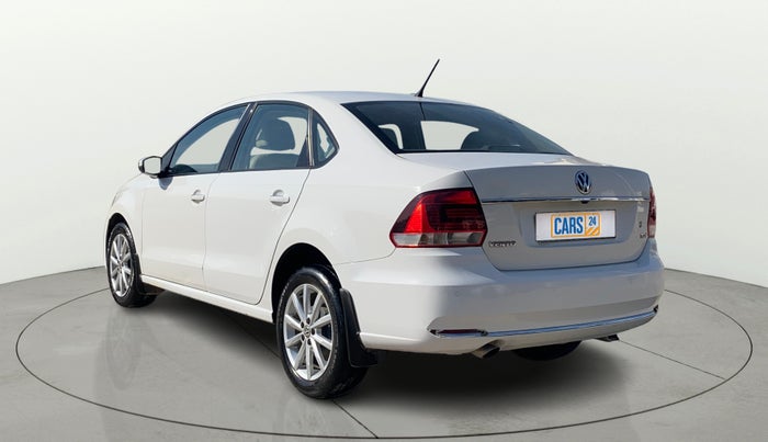 2018 Volkswagen Vento HIGHLINE PLUS 1.5 AT 16 ALLOY, Diesel, Automatic, 1,31,512 km, Left Back Diagonal