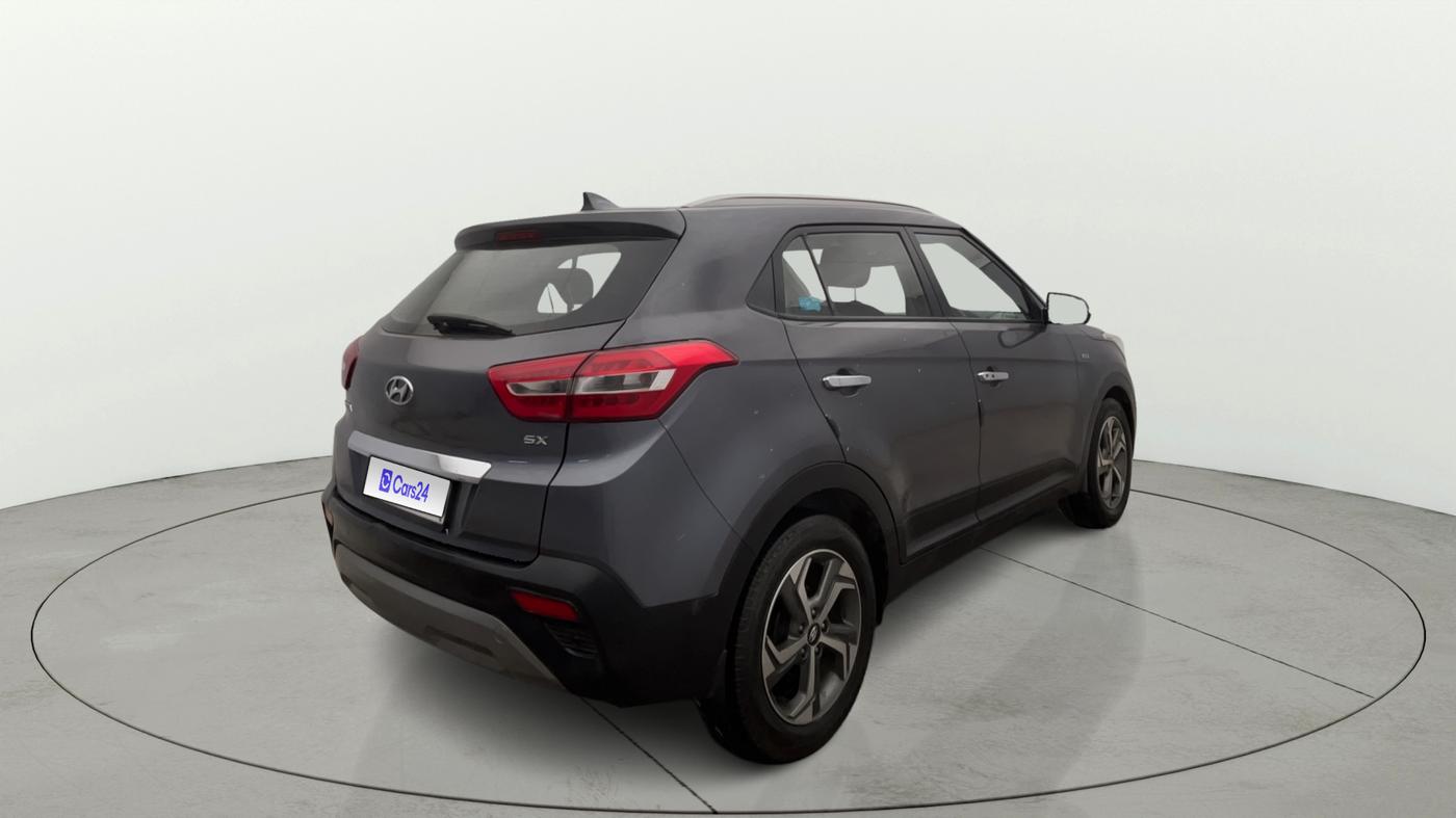 2019 Hyundai Creta SX AT 1.6 PETROL, Petrol, Automatic, 82,655 km, Right Back Diagonal
