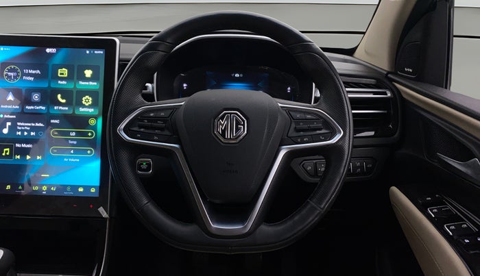 2022 MG HECTOR SHARP PRO 1.5 TURBO MT PETROL, Petrol, Manual, 13,094 km, Steering Wheel Close Up