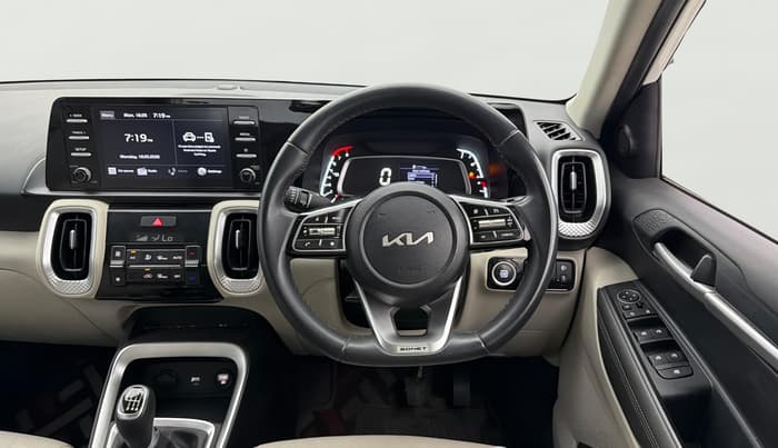 2021 KIA SONET HTX 1.0 IMT, Petrol, Manual, 28,278 km, Steering Wheel Close Up