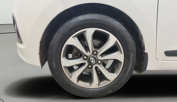2014 Hyundai Xcent SX 1.2 (O), Petrol, Manual, 1,08,074 km, Left Front Wheel