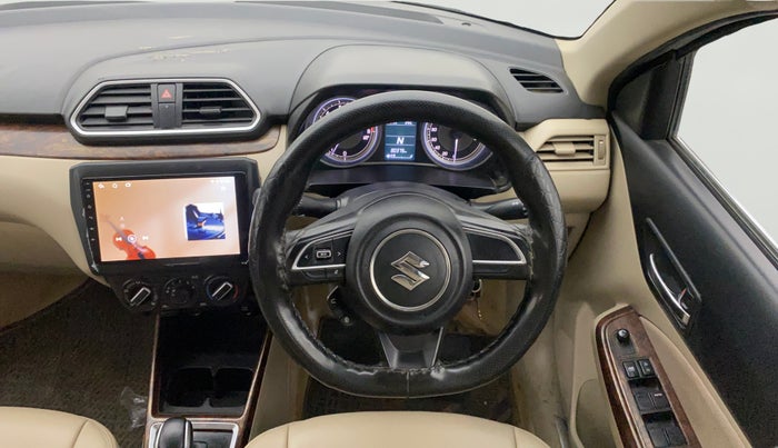 2019 Maruti Dzire VXI AMT, Petrol, Automatic, 80,376 km, Steering Wheel Close Up