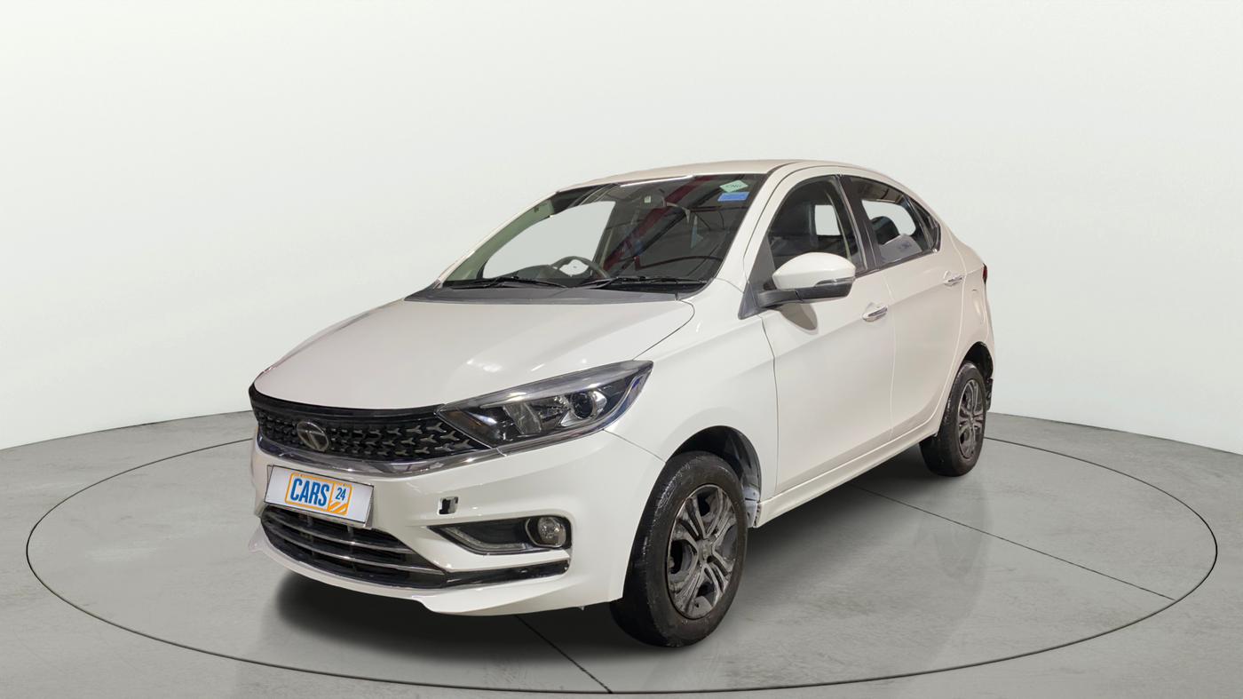 2022 Tata TIGOR XZ PLUS CNG, CNG, Manual, 34,442 km, Left Front Diagonal