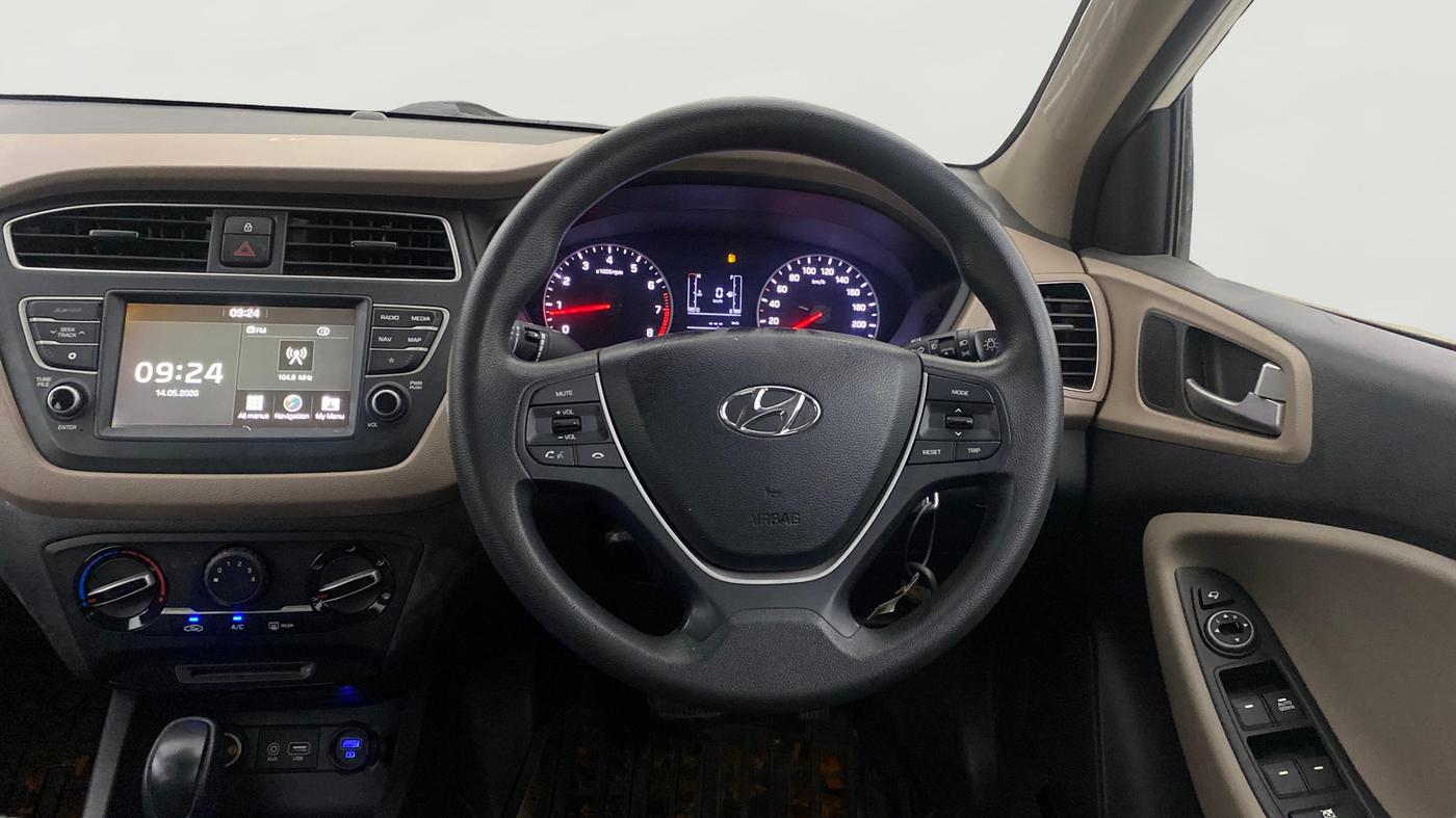 2019 Hyundai Elite i20 SPORTZ PLUS  1.2 CVT, Petrol, Automatic, 39,850 km, Steering Wheel Close Up