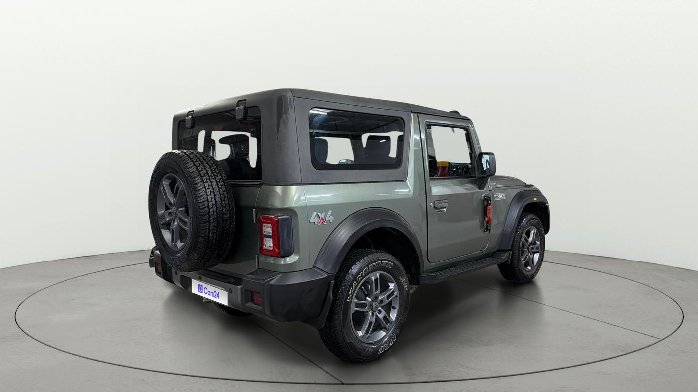 2021 Mahindra Thar LX PETROL HT 4WD AT, Petrol, Automatic, 11,175 km, Right Back Diagonal