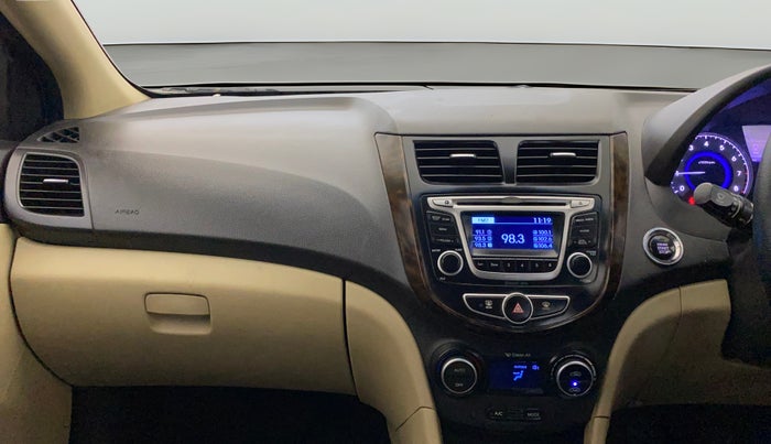 2015 Hyundai Verna FLUIDIC 4S 1.6 VTVT S(O), Petrol, Manual, 42,595 km, Air Conditioner