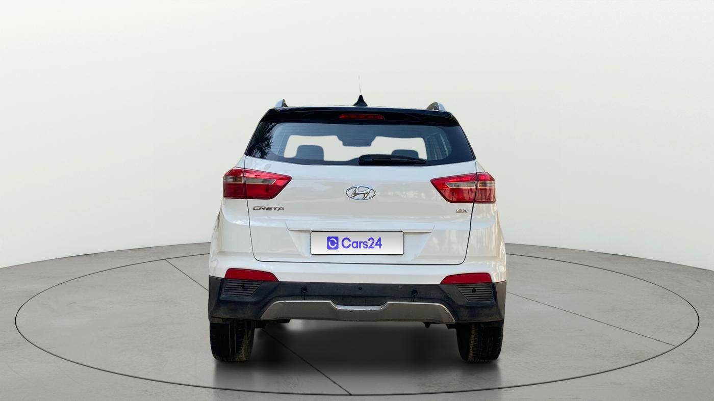 2016 Hyundai Creta SX PLUS  ANNIVERSARY EDITION 1.6 PETROL, Petrol, Manual, 1,05,639 km, Back/Rear