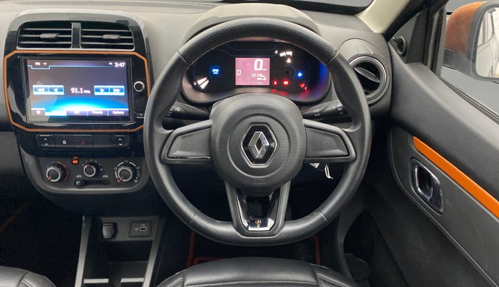 2021 Renault Kwid CLIMBER 1.0 AMT (O), Petrol, Automatic, 33,103 km, Steering Wheel Close Up