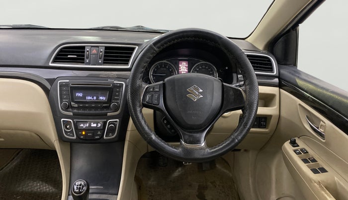 2015 Maruti Ciaz ZXI, Petrol, Manual, 94,892 km, Steering Wheel Close Up