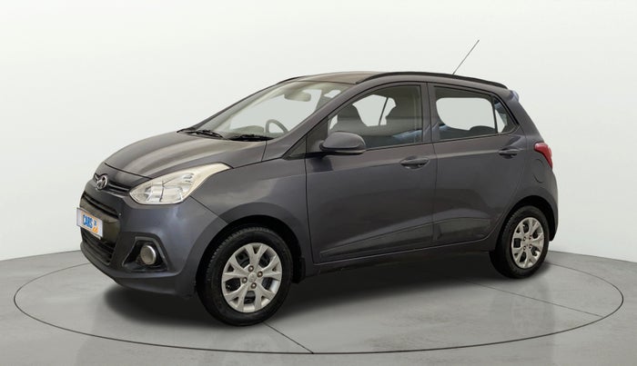 2016 Hyundai Grand i10 SPORTZ 1.2 KAPPA VTVT, Petrol, Manual, 61,487 km, Left Front Diagonal