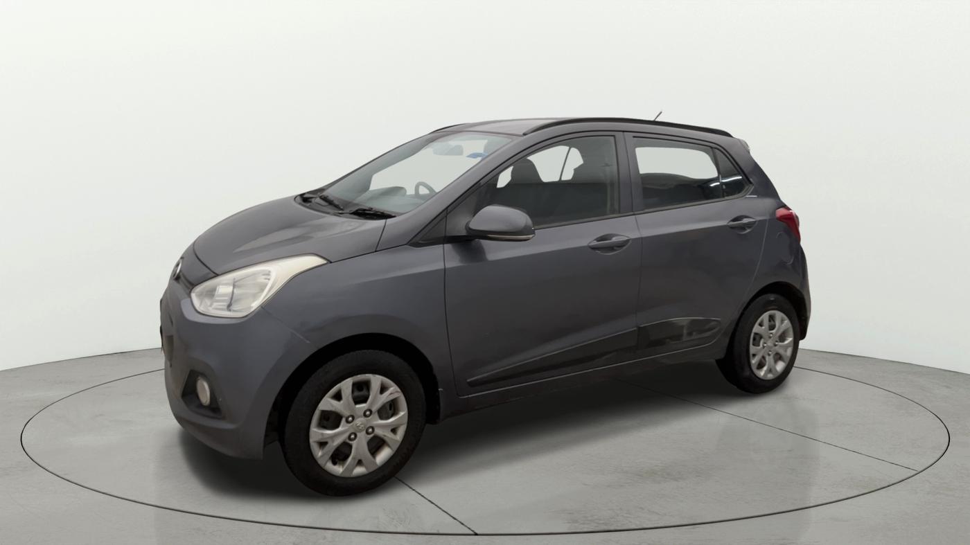 2015 Hyundai Grand i10 SPORTZ 1.2 KAPPA VTVT, Petrol, Manual, 2,000 km, Left Front Diagonal