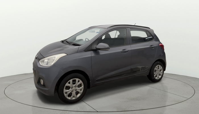 2015 Hyundai Grand i10 SPORTZ 1.2 KAPPA VTVT, Petrol, Manual, 63,626 km, Left Front Diagonal