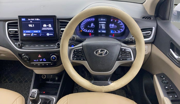 2022 Hyundai Verna SX 1.5 VTVT, Petrol, Manual, 98,461 km, Steering Wheel Close Up