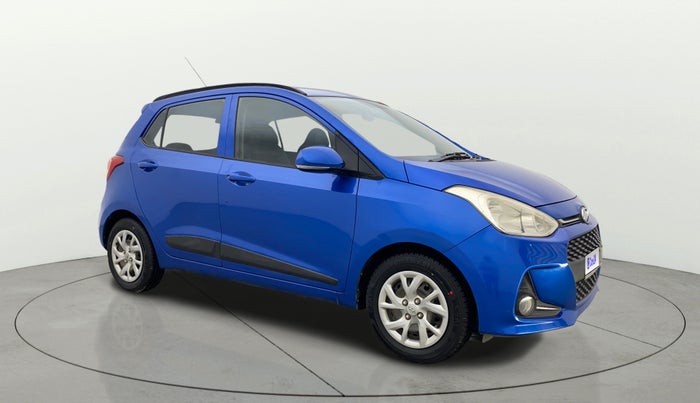 2018 Hyundai Grand i10 SPORTZ 1.2 KAPPA VTVT, Petrol, Manual, 81,960 km, Right Front Diagonal