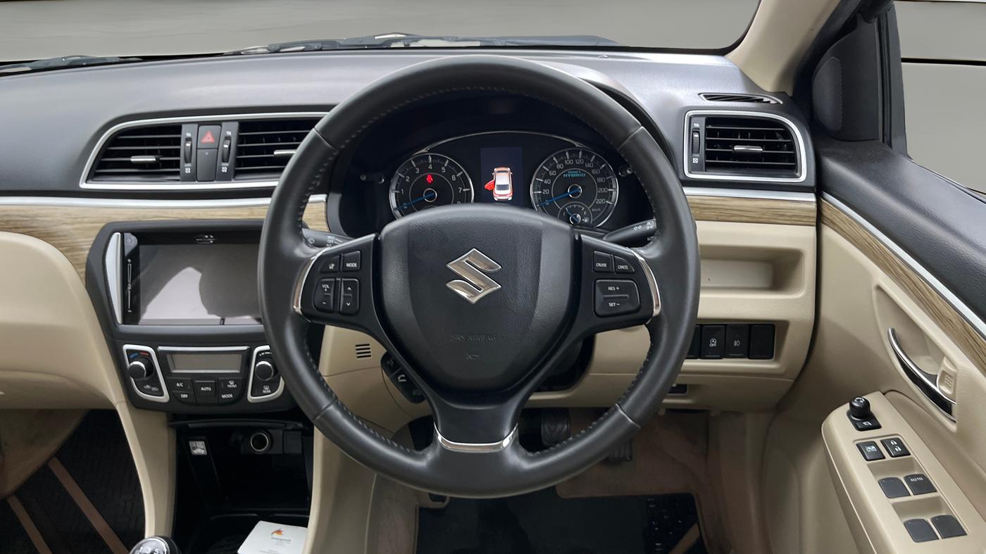 2020 Maruti Ciaz ALPHA 1.5 SHVS PETROL, Petrol, Manual, 34,489 km, Steering Wheel Close Up