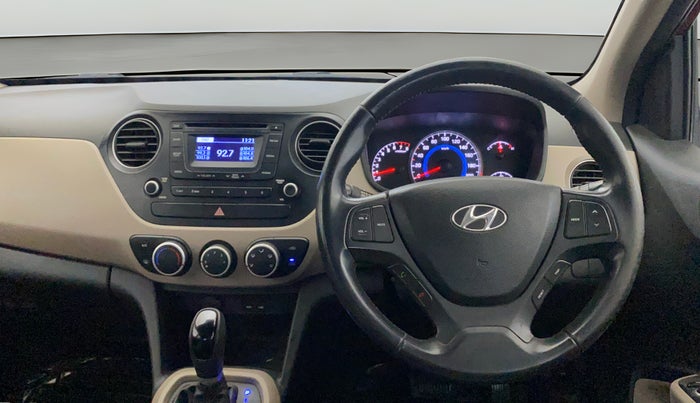 2015 Hyundai Grand i10 ASTA AT 1.2 KAPPA VTVT, Petrol, Automatic, 27,277 km, Steering Wheel Close Up