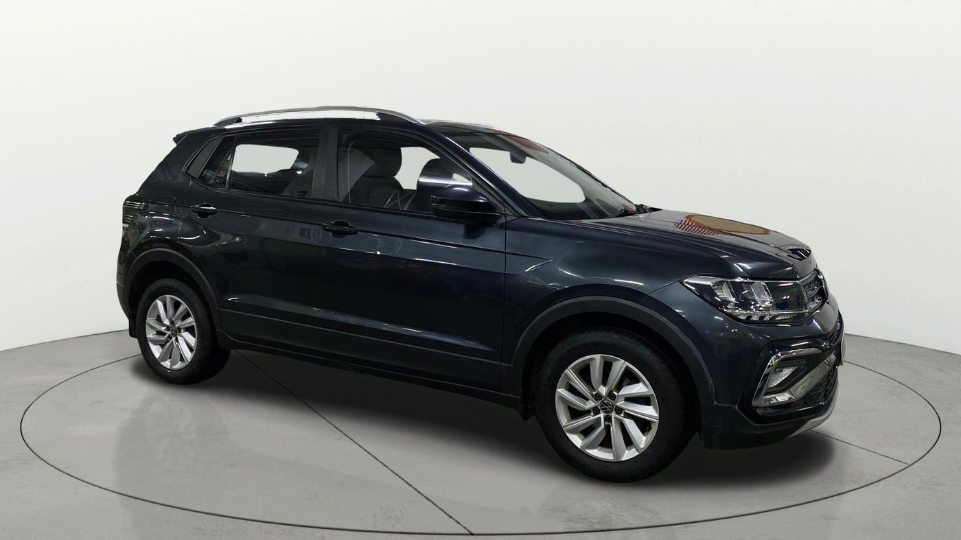2022 Volkswagen TAIGUN HIGHLINE 1.0 TSI MT, Petrol, Manual, 21,047 km, Right Front Diagonal