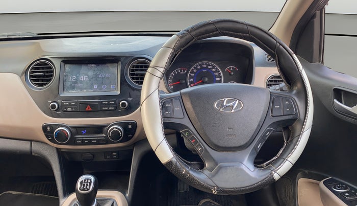 2018 Hyundai Grand i10 ASTA 1.2 KAPPA VTVT, Petrol, Manual, 34,002 km, Steering Wheel Close Up