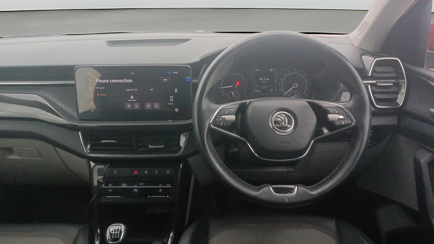 2021 Skoda KUSHAQ STYLE 1.5L TSI MT, Petrol, Manual, 94,768 km, Steering Wheel Close Up