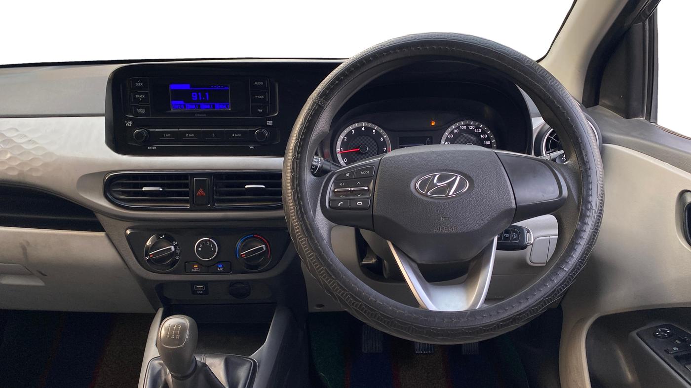 2021 Hyundai GRAND I10 NIOS MAGNA 1.2 KAPPA VTVT, Petrol, Manual, 35,843 km, Steering Wheel Close Up