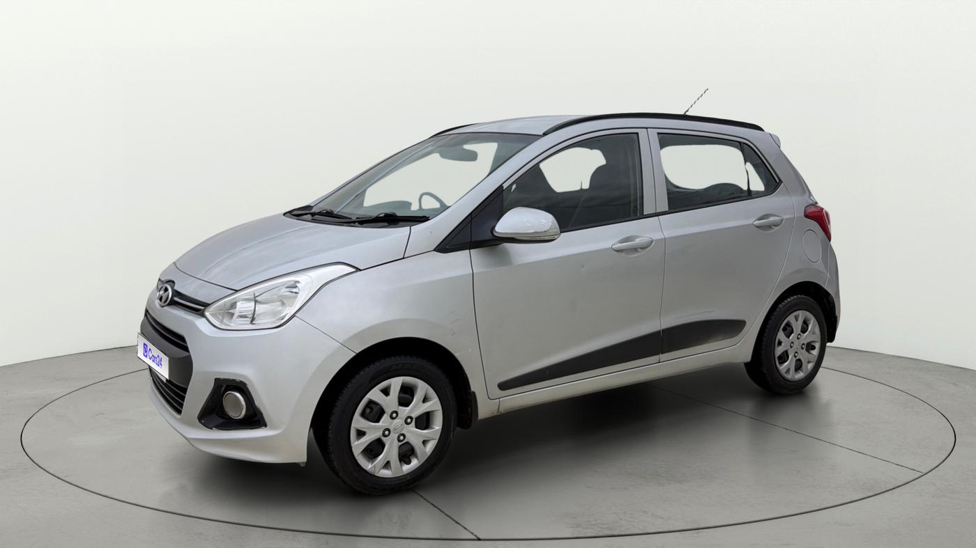 2016 Hyundai Grand i10 SPORTZ 1.2 KAPPA VTVT, Petrol, Manual, 51,598 km, Left Front Diagonal