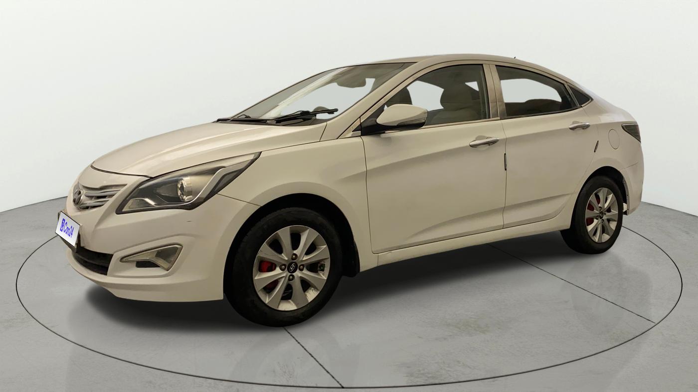 2015 Hyundai Verna FLUIDIC 4S 1.6 VTVT S, CNG, Manual, 71,680 km, Left Front Diagonal