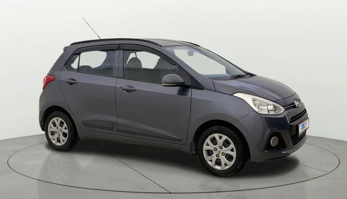 2016 Hyundai Grand i10 SPORTZ 1.2 KAPPA VTVT, Petrol, Manual, 1,36,544 km, Right Front Diagonal