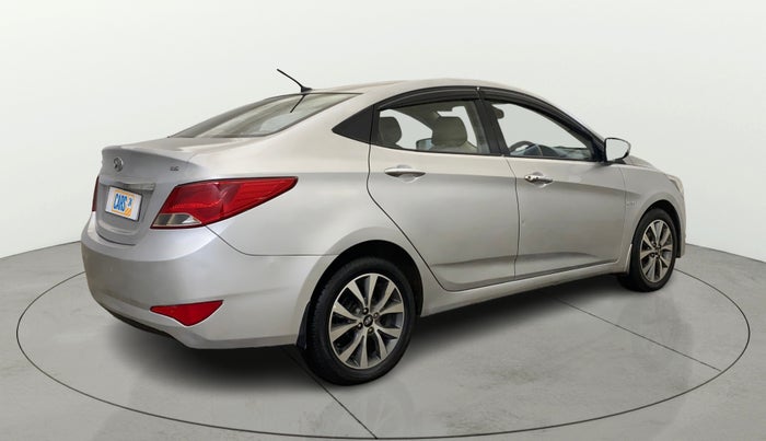 2015 Hyundai Verna FLUIDIC 4S 1.6 VTVT S(O), Petrol, Manual, 59,569 km, Right Back Diagonal