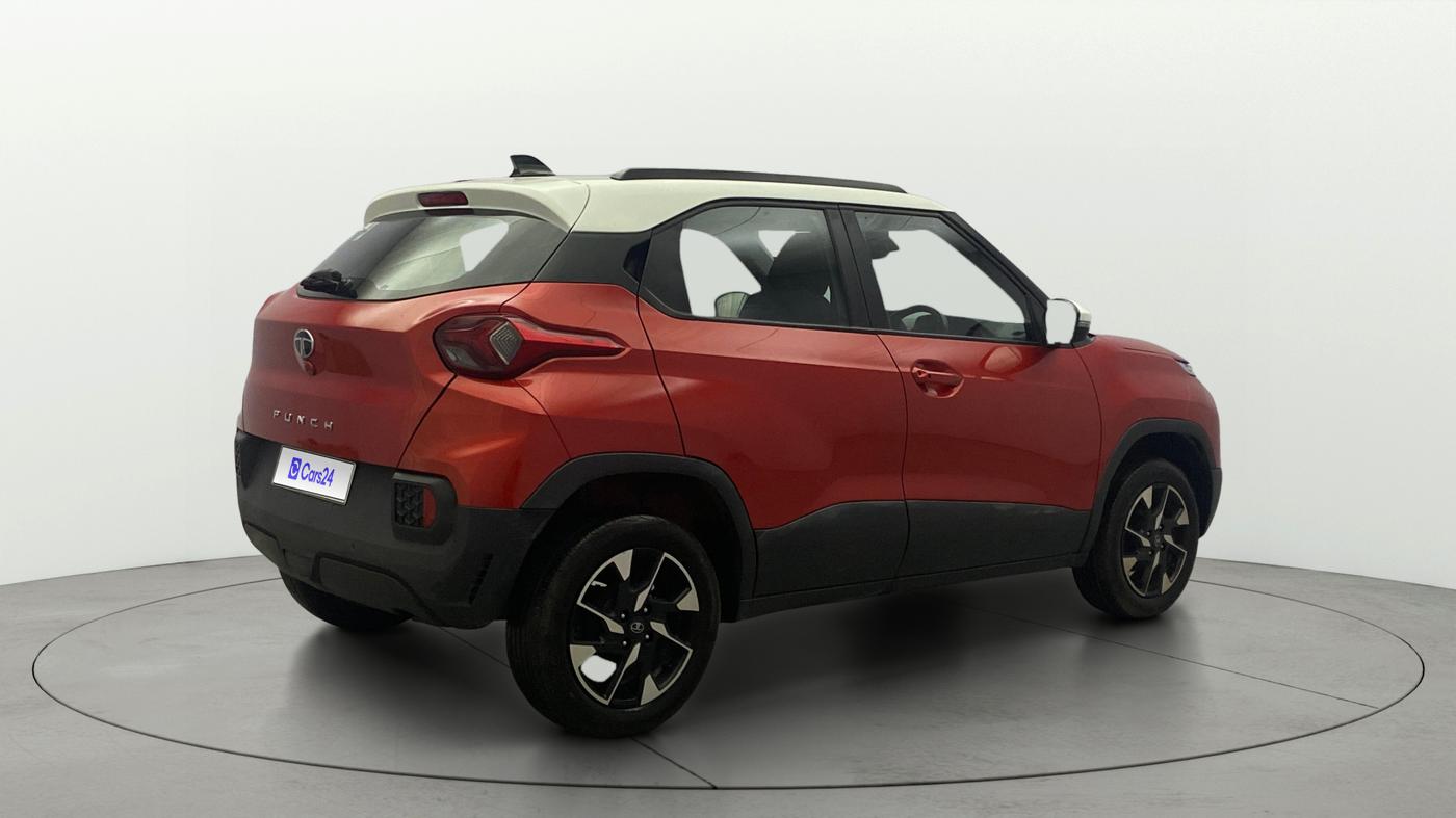 2025 Tata PUNCH Creative Plus (S) AMT, Petrol, Automatic, 19,349 km, Right Back Diagonal