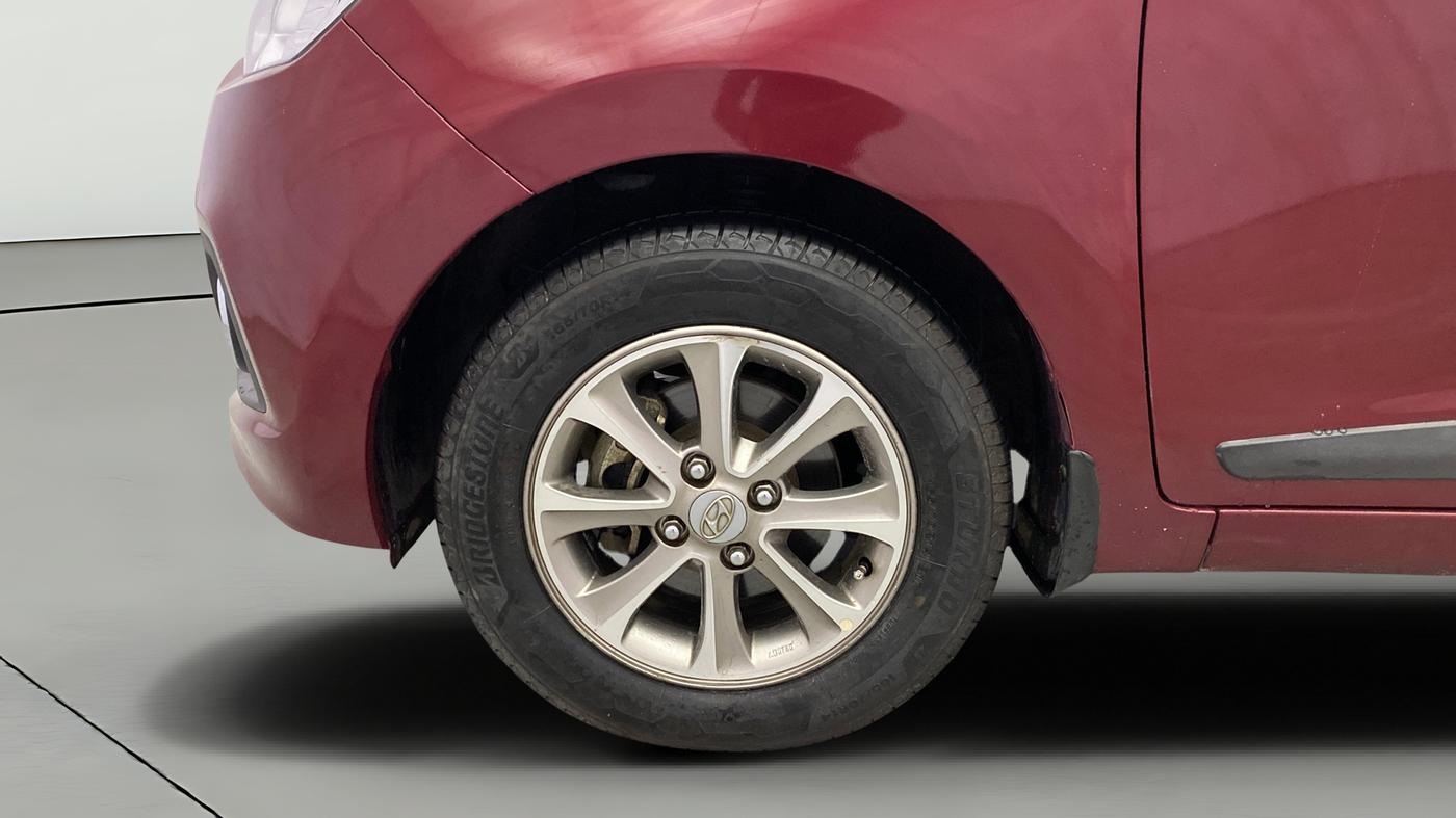 2016 Hyundai Grand i10 ASTA (O) 1.2 KAPPA VTVT, Petrol, Manual, 67,481 km, Left Front Wheel