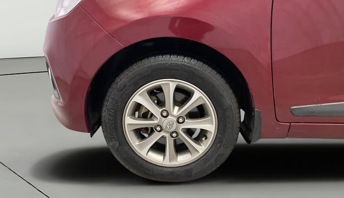 2016 Hyundai Grand i10 ASTA (O) 1.2 KAPPA VTVT, Petrol, Manual, 67,481 km, Left Front Wheel