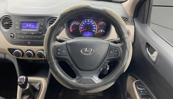 2016 Hyundai Grand i10 SPORTZ 1.2 KAPPA VTVT, CNG, Manual, 85,587 km, Steering Wheel Close Up