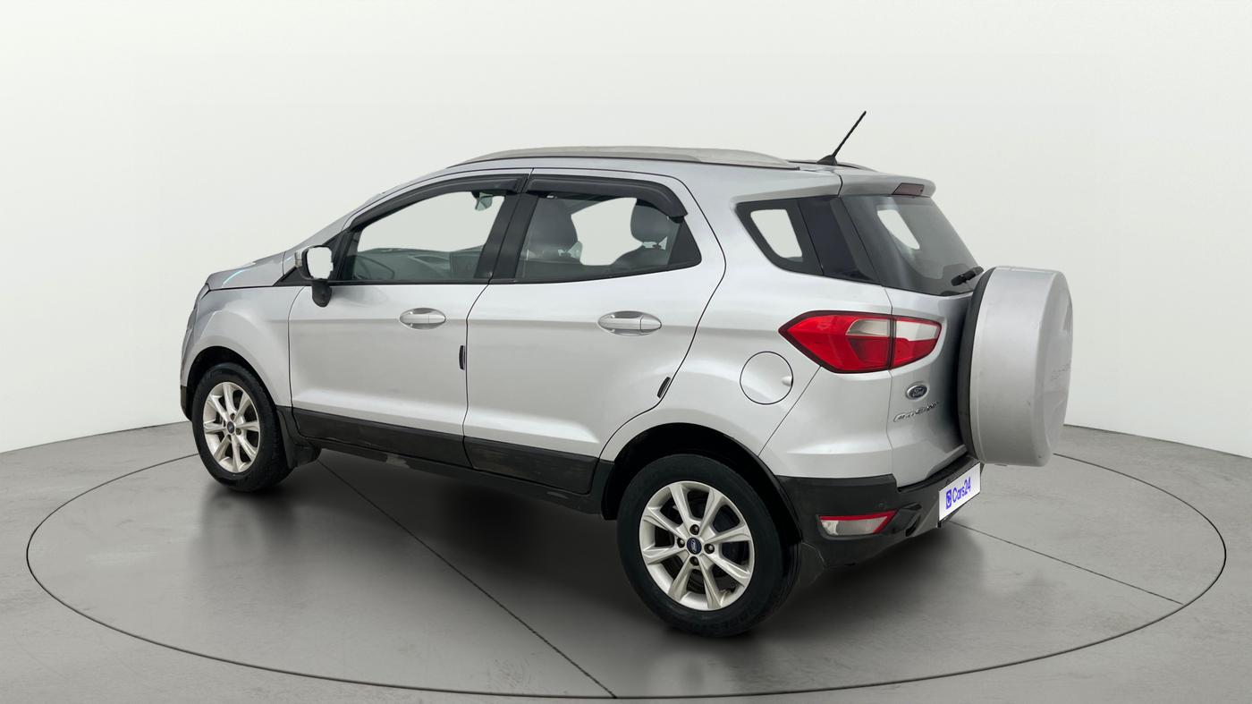 2018 Ford Ecosport TITANIUM 1.5L DIESEL, Diesel, Manual, 1,08,559 km, Left Back Diagonal