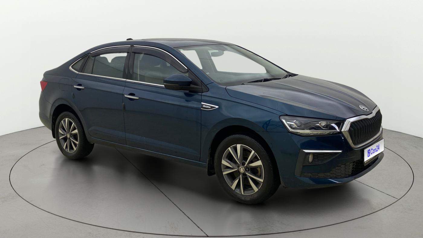 2023 Skoda SLAVIA STYLE 1.5L TSI DSG, Petrol, Automatic, 43,845 km, Right Front Diagonal