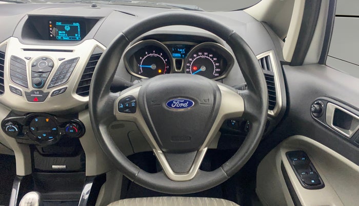 2015 Ford Ecosport TITANIUM 1.0L ECOBOOST, Petrol, Manual, 58,895 km, Steering Wheel Close Up