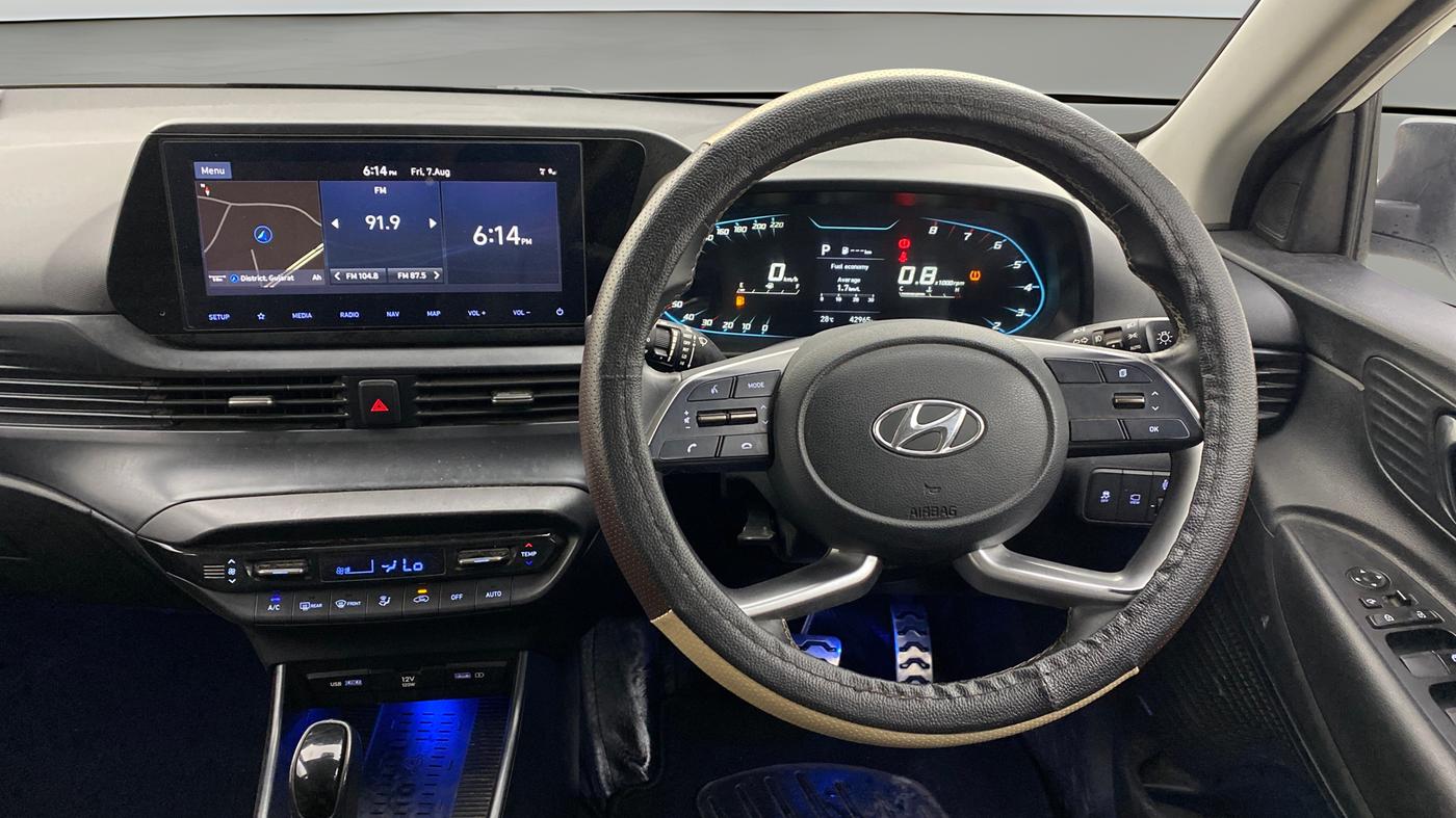 2021 Hyundai NEW I20 ASTA 1.0 GDI TURBO DCT, Petrol, Automatic, 42,964 km, Steering Wheel Close Up