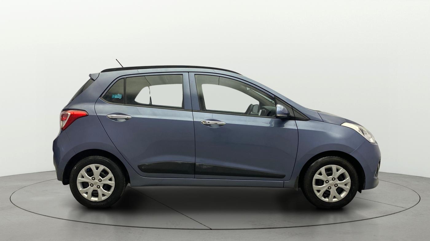 2013 Hyundai Grand i10 SPORTZ 1.2 KAPPA VTVT, Petrol, Manual, 81,396 km, Right Side View