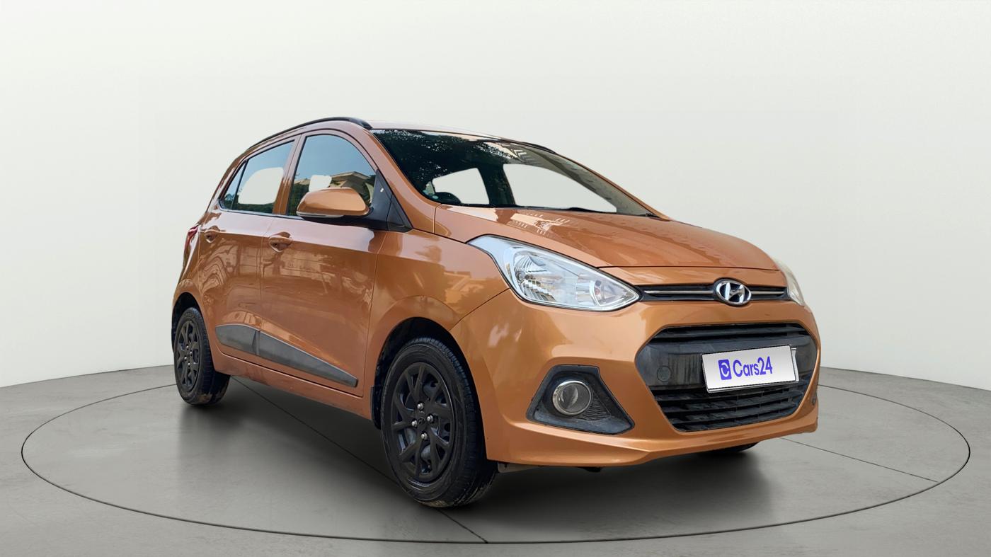 2016 Hyundai Grand i10 SPORTZ 1.2 KAPPA VTVT, Petrol, Manual, 39,920 km, Right Front Diagonal