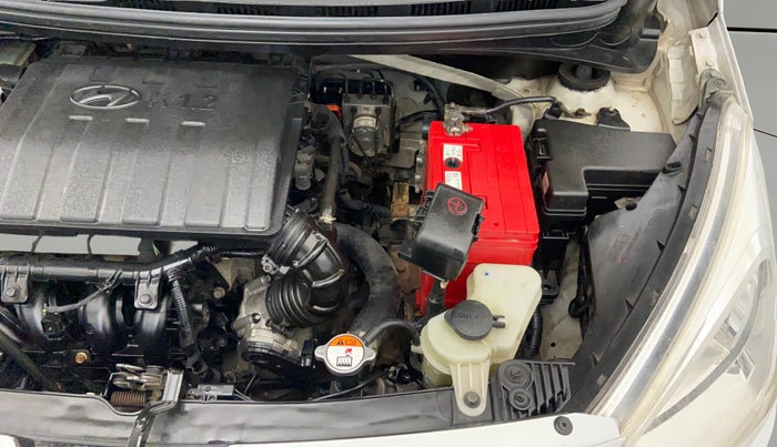 2014 Hyundai Grand i10 ASTA (O) 1.2 KAPPA VTVT, Petrol, Manual, 77,784 km, Engine View - Left