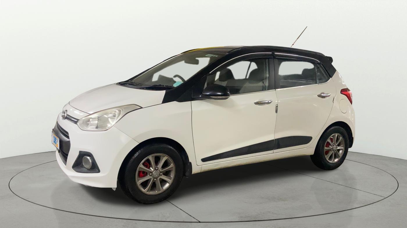 2016 Hyundai Grand i10 ASTA (O) AT 1.2 KAPPA VTVT, Petrol, Automatic, 52,189 km, Left Front Diagonal