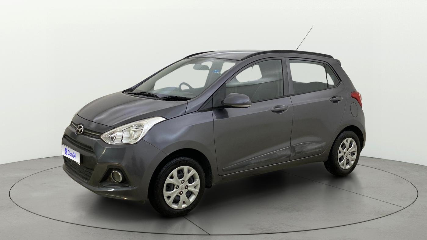 2016 Hyundai Grand i10 SPORTZ 1.2 KAPPA VTVT, Petrol, Manual, 65,102 km, Left Front Diagonal