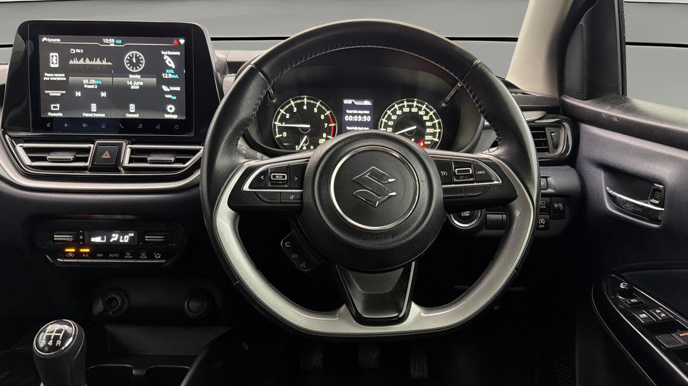 2022 Maruti Baleno ALPHA PETROL 1.2, Petrol, Manual, 68,834 km, Steering Wheel Close Up
