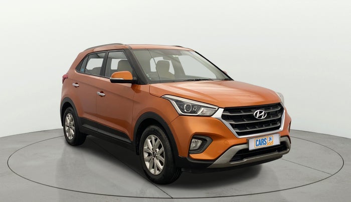 2019 Hyundai Creta SX 1.6 PETROL, Petrol, Manual, 1,14,867 km, Right Front Diagonal
