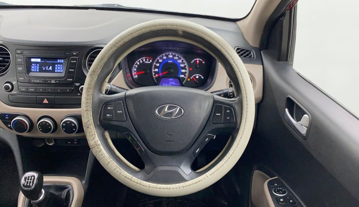 2016 Hyundai Grand i10 SPORTZ 1.2 KAPPA VTVT, Petrol, Manual, 81,578 km, Steering Wheel Close Up