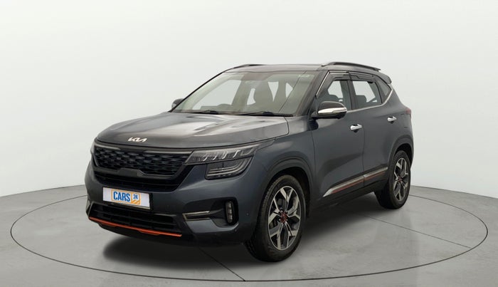 2021 KIA SELTOS X LINE 1.5 DIESEL AT, Diesel, Automatic, 65,474 km, Left Front Diagonal
