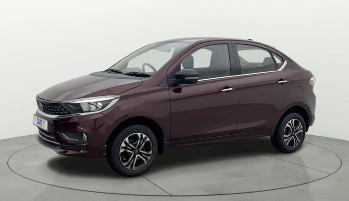 2022 Tata TIGOR XZ PLUS CNG, CNG, Manual, 1,28,878 km, Left Front Diagonal
