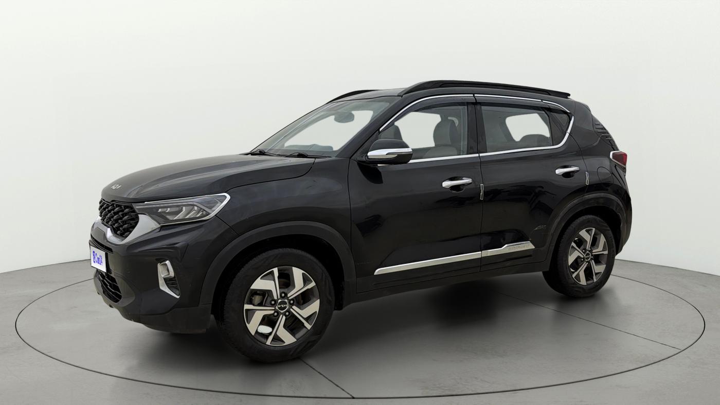 2022 KIA SONET HTX PLUS 1.0 IMT, Petrol, Manual, 62,620 km, Left Front Diagonal