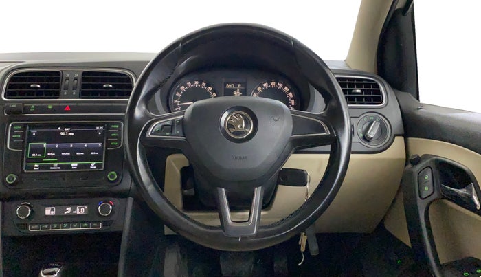 2018 Skoda Rapid STYLE 1.5 TDI AT, Diesel, Automatic, 97,745 km, Steering Wheel Close Up