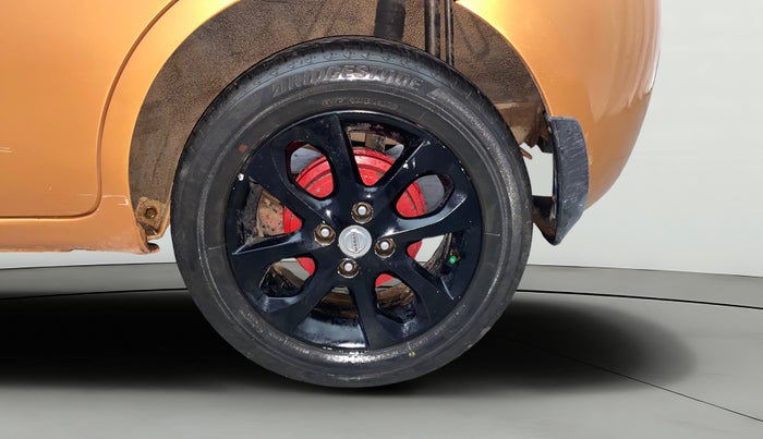 2017 Nissan Micra XV CVT, Petrol, Automatic, 1,09,555 km, Left Rear Wheel